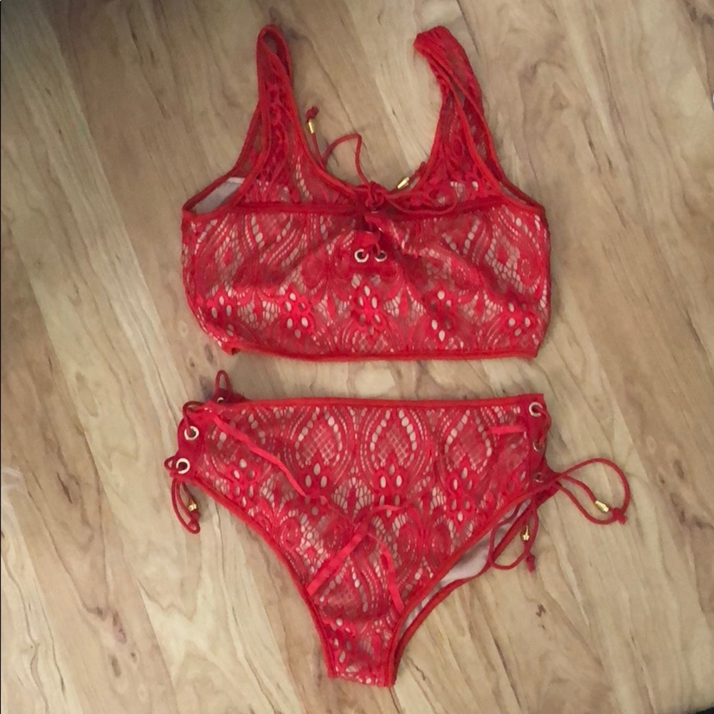 Super cute lace bathing suit!!!!